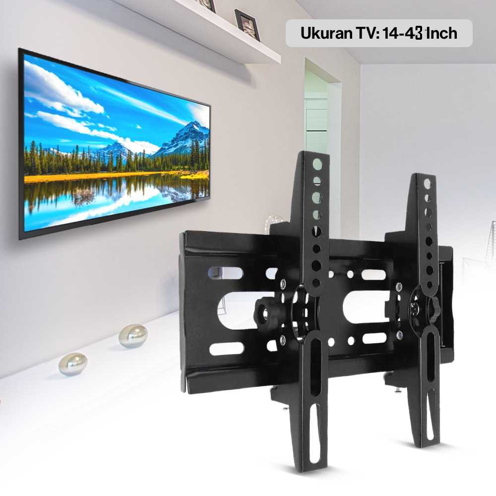 UNIVERSAL LED LCD TV Bracket TV Wall Mount Bracket VESA 200 x 200 สําหรับ 14-43 นิ้ว TV - C30