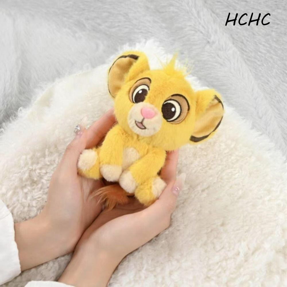 ELLSWORTH พวงกุญแจสิงโต, ตุ๊กตาเครื่องประดับตุ๊กตาพวงกุญแจ, ของเล่นสีเหลืองจี้ Lion King พวงกุญแจรถว