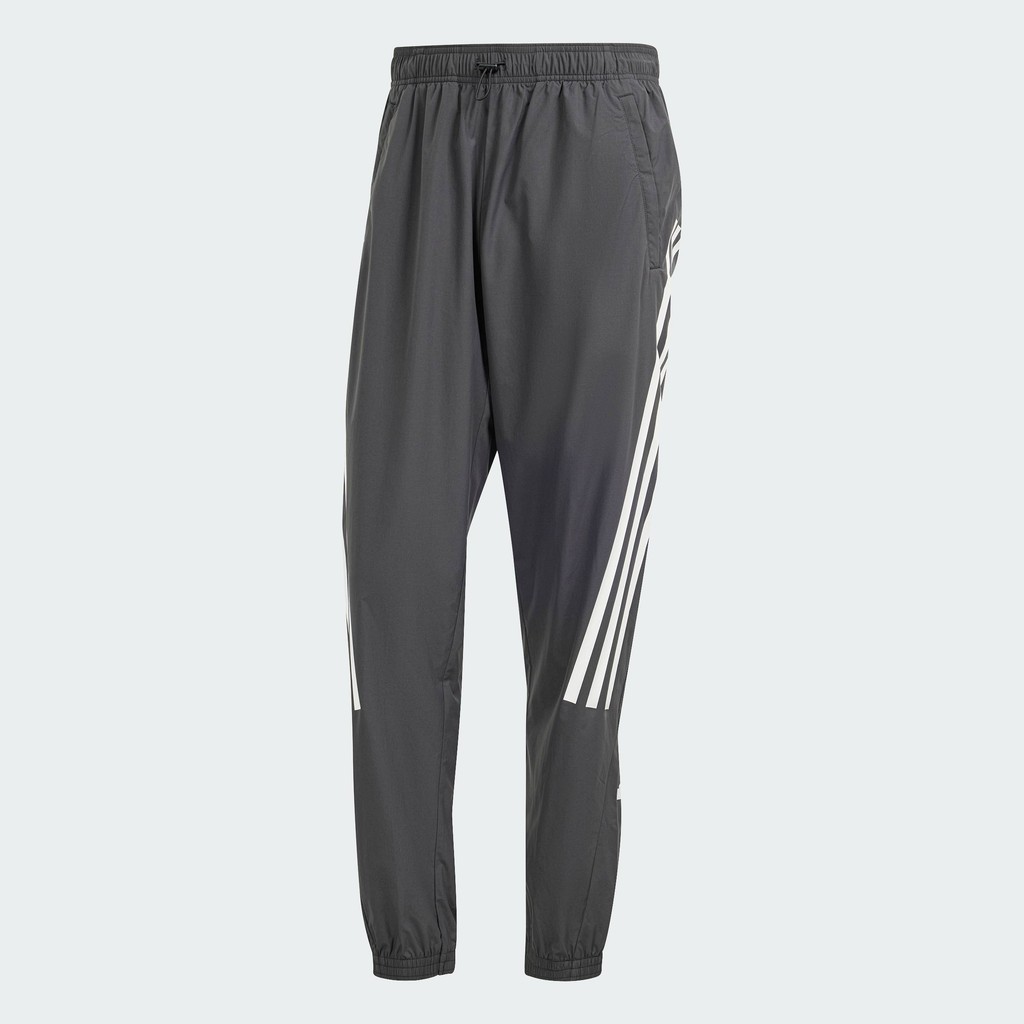 adidas ไลฟ์สไตล์ กางเกงขายาวผ้าทอ Future Icons 3-Stripes ผู้ชาย สีดำ IN3318