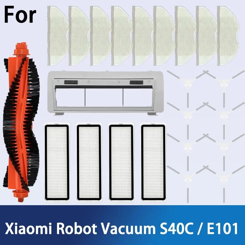 Xiaomi Robot Vacuum S40C / E101 อุปกรณ์เสริมแปรงด้านข้างหลัก HEPA Filter Mop อะไหล่