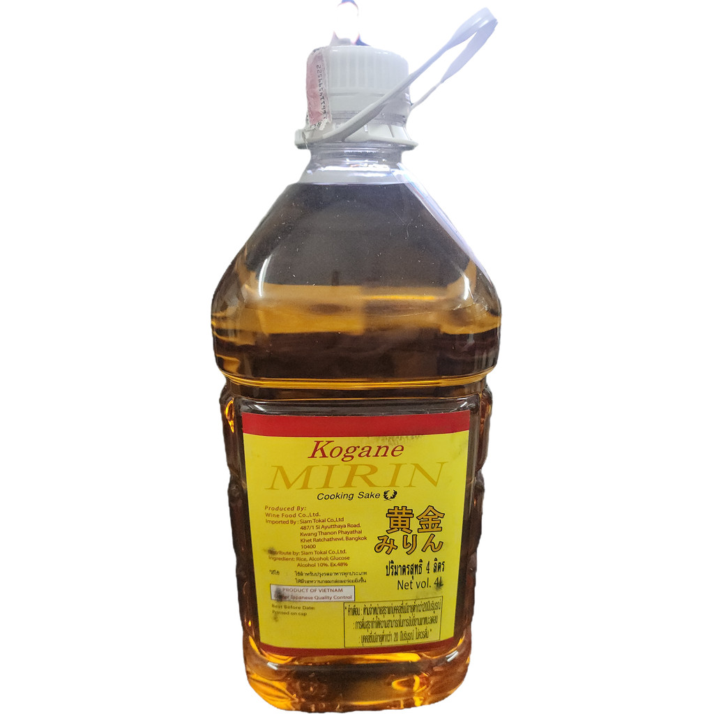 มิริน-สาเก 4.1ml/gallon  เหล้าปรุงอาหารญี่ปุ่น เหล้าดองกุ้งแซลมอนไข่ เหล้ามิริน เหล้าสาเก ปรุงอาหาร