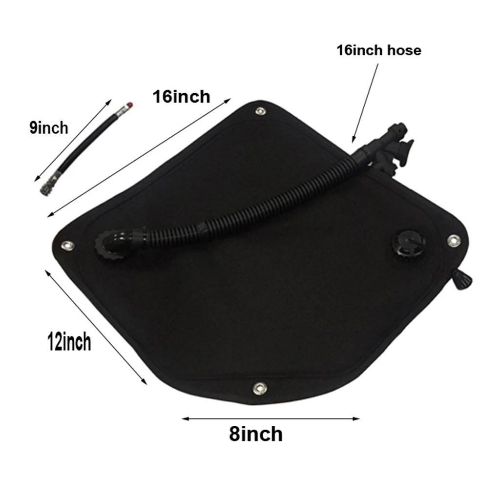 Original Diving BCD ลอยตัว Compensator Wing กระเพาะปัสสาวะ 1050D ไนลอน 35lbs ด้านข้าง Air กระเพาะปัส