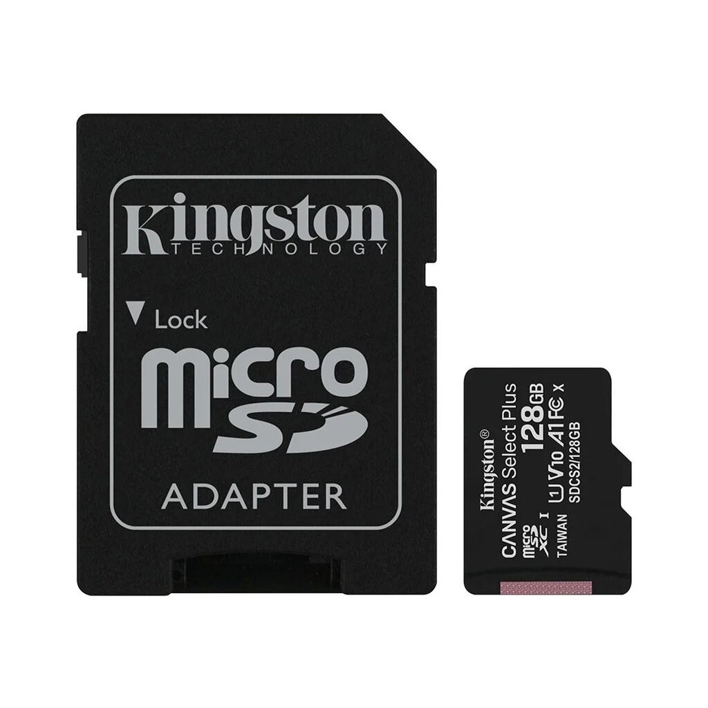 Kingston Canvas Select Plus microSD Card SDCS2/128 GB SP Cl 10