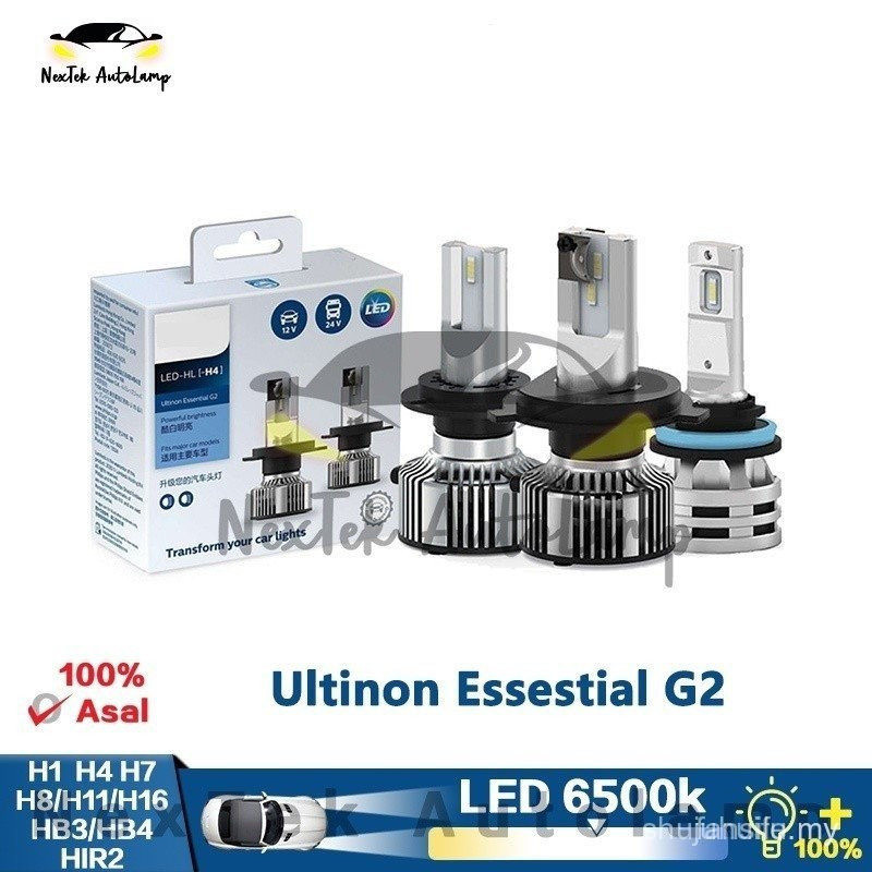 สําหรับ Philips Ultinon Essential Led Gen2 G2 H1 H4 H7 HB3 HB4 HIR2 H8 H9 H11 H16 12V 24V 6500K แสงส