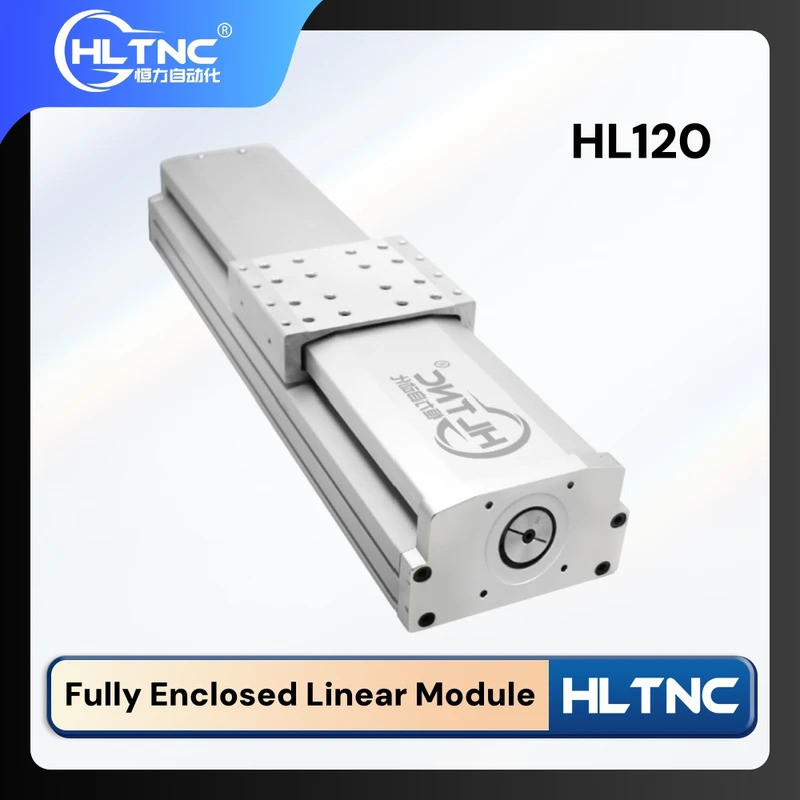 Z แกนล้อมรอบอย่างเต็มที่ Linear โมดูล HL120A กันฝุ่นเลื่อนตาราง Linear Stage ชุดสําหรับ Nema23 Nema2