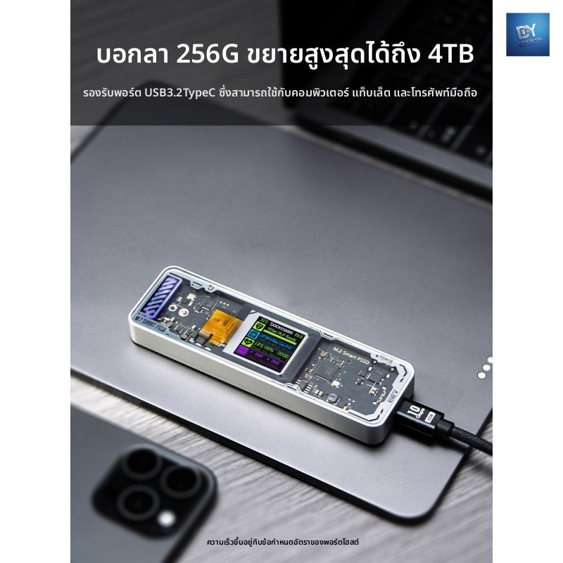 I KNOW YOU hdd dock กล่องใส่ harddisk hdd enclosure ssd docking station M2 Solid State Drive Box ssd