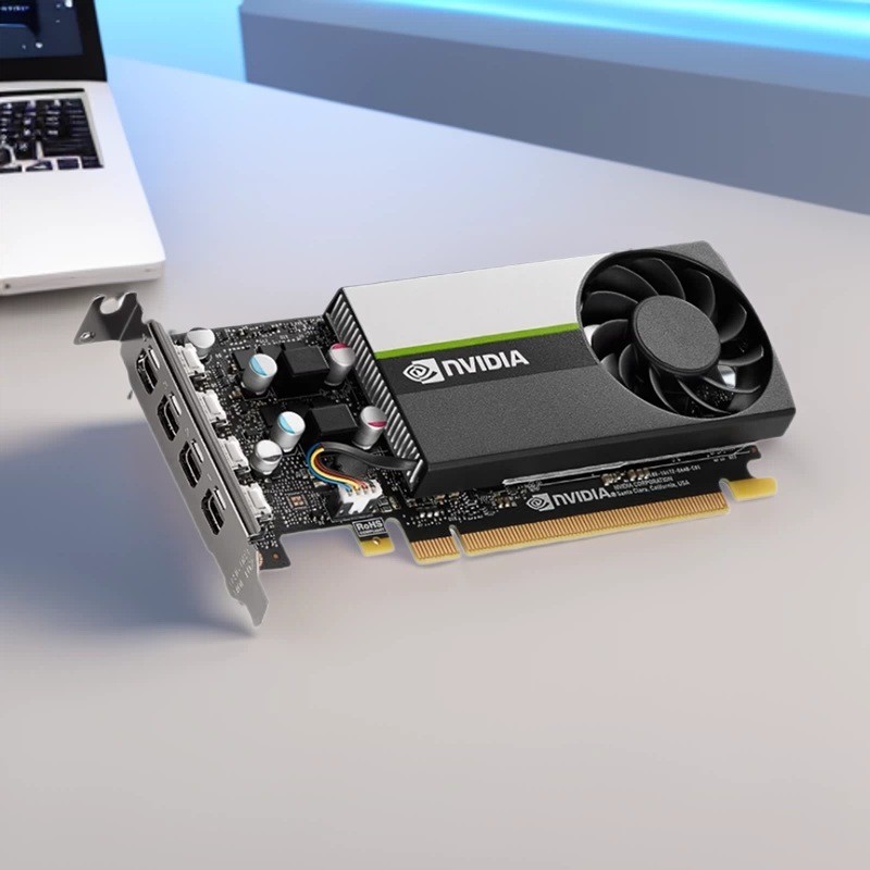Quadro T1000 4G 8G โมเดลการสร้างแบบจําลอง 3D การเรนเดอร์การวาดภาพคลิปวิดีโอกราฟิกการ์ดมืออาชีพ