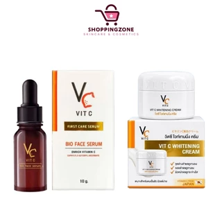 VC Vit C วิตซีน้องฉัตร [เลือกสินค้า] Bio Face Serum / Whitening Cream บำรุงผิวหน้า