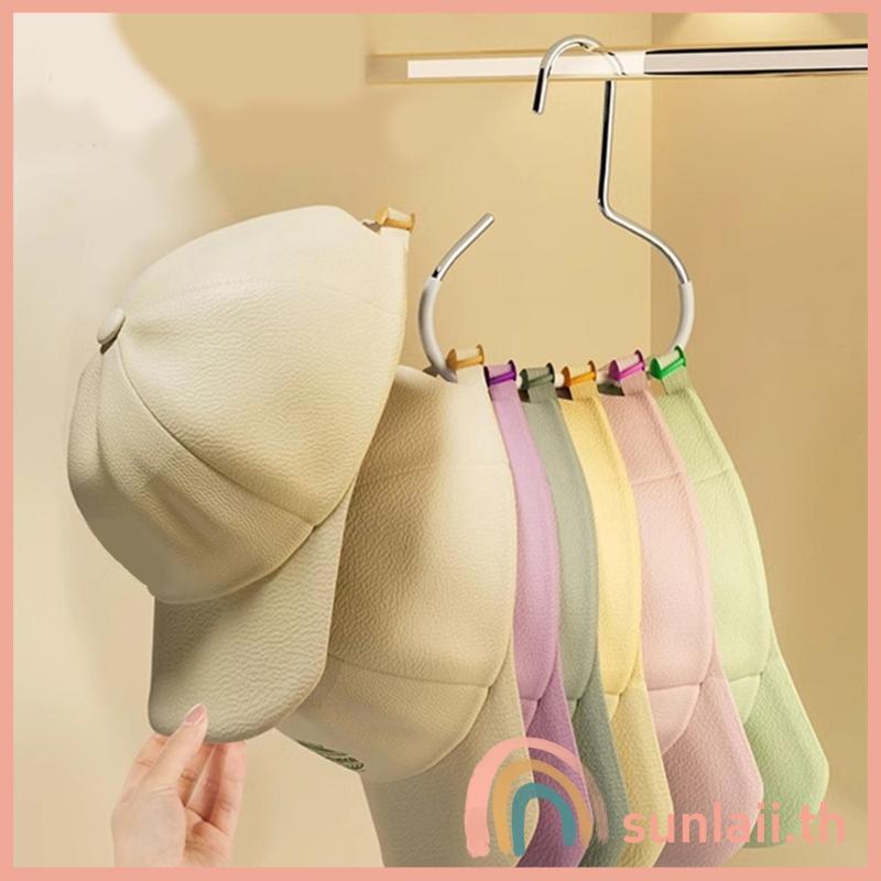 SUNLAII ประหยัดพื้นที่ตู้เสื้อผ้าตู้เสื้อผ้าที่แขวนผ้าพันคอ Nonslip เข็มขัดสําหรับตู้เสื้อผ้าเก็บ Ties หมวกและ Acces