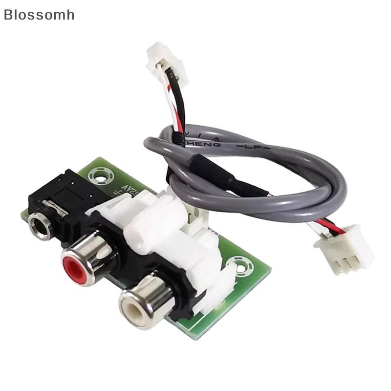 Blossomh 3.5 มม.เสียง Soet Dual AV Lotus Soet อินพุต XH2.54-3P เอาต์พุตอะแดปเตอร์ขนาดเล็กสําหรับสาย RCA Lotus Soet ใหม่