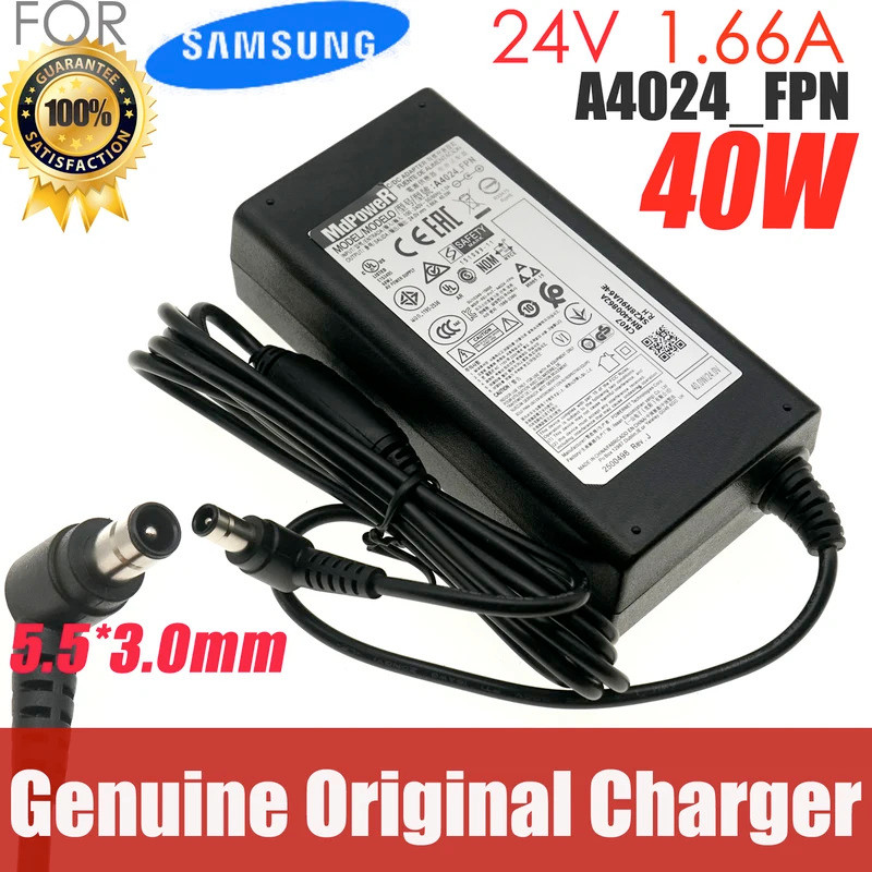 24V 1.66A 40W อะแดปเตอร์ AC A4024-FPN แหล่งจ่ายไฟสําหรับ Samsung Soundbar HW-K551 HW-Q60T HW-550 HW-
