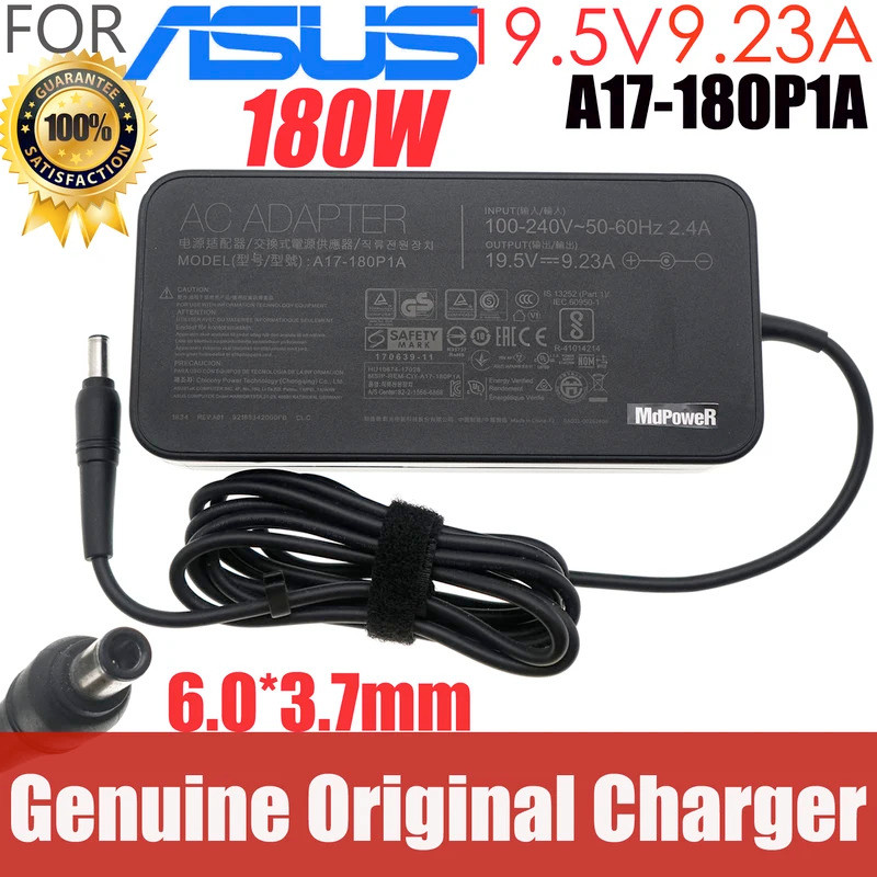 ของแท้แล็ปท็อปสําหรับ Asus A17-180P1A S7C GL504 FX95DU GX531 GM501 GL504G FX95G FX505G 19.5V 9.23A 1