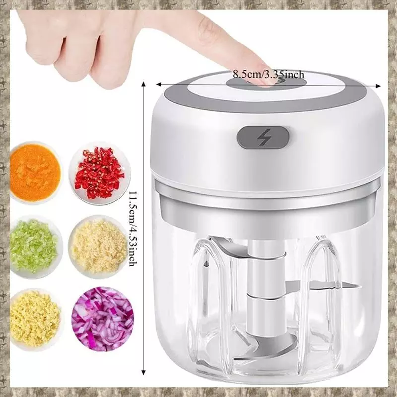 เครื่องบดกระเทียมพกพา USB Mini Garlic Masher thumbnail 8