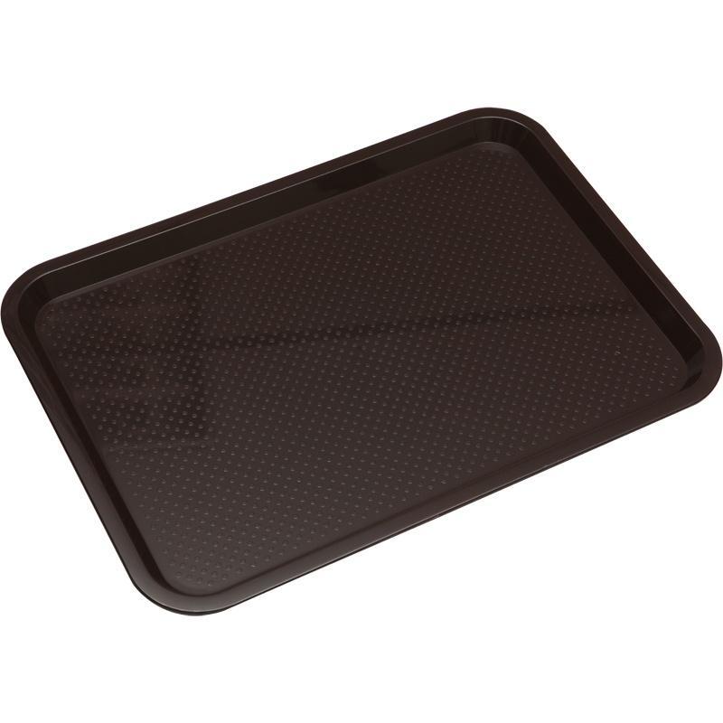 BASKET ถาดเหลี่ยมพลาสติก รุ่น No.486 สีน้ำตาล