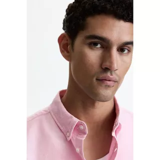 H&M(เอชแอนด์เอ็ม) เสื้อเชิ้ต Oxford แบบ Regular Fit ผู้ชาย 1257417_10