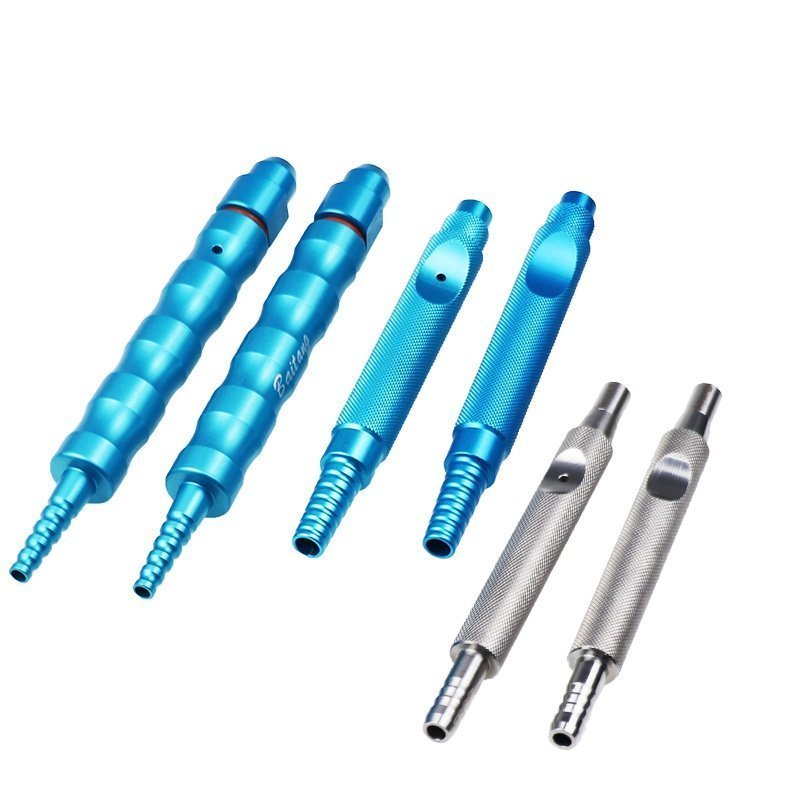 Ophthalmic eye surgical instrument Titanium Water Injection Handle Liposuction Needle Converter