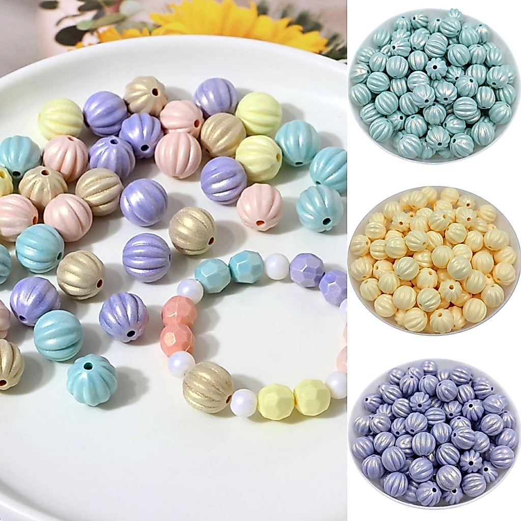 10ชิ้น11มิลลิเมตร มุก อะคริลิแตงโมลูกปัด ทําเอง ลูกปัดหลวมลูกปัด