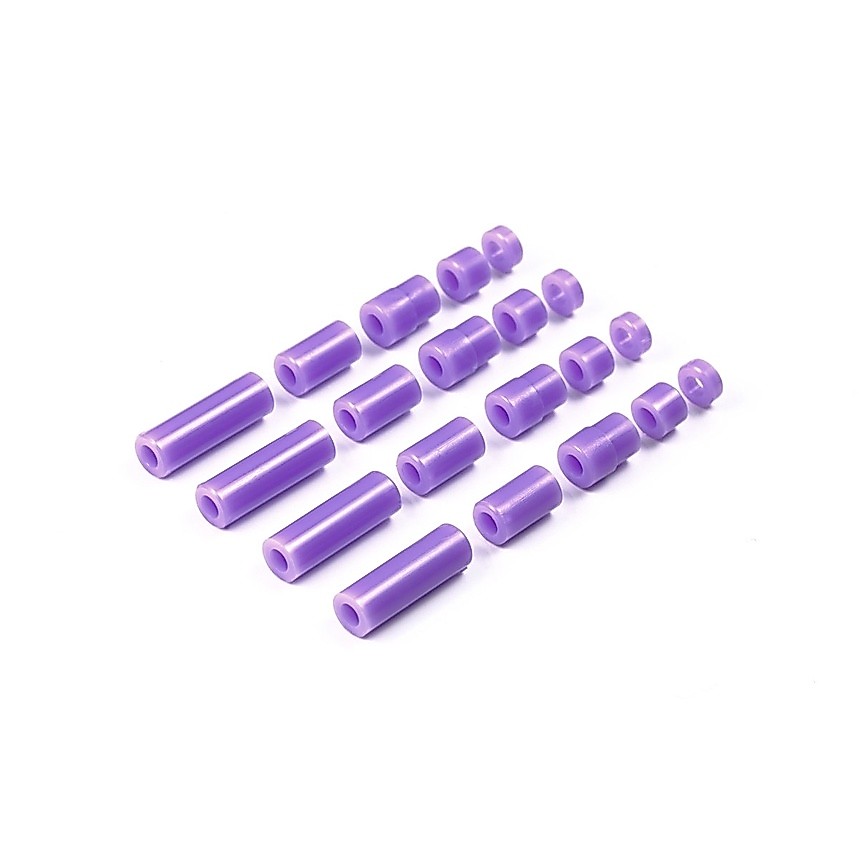 TAMIYA 95536 Jr Lw Plastic Spacer Set (12/6.7/6/3/1.5Mm) Purple