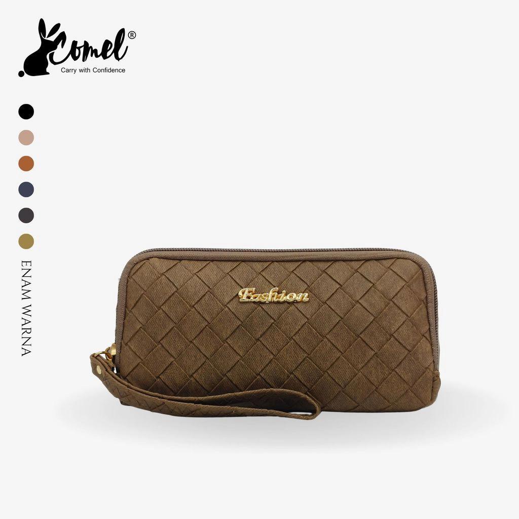 COMEL FASHION JONNA กระเป๋าสตางค์ผู้หญิงหนัง Pu พรีเมี่ยม K14