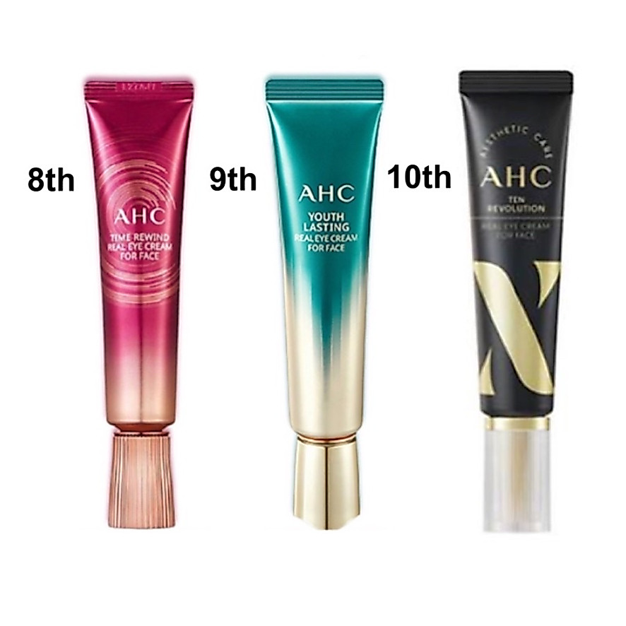 AHC Eye Cream season 8,9,10 Ultimate Real Eye Cream For Face 12, 30ml ครีมบำรุงรอบดวงตา