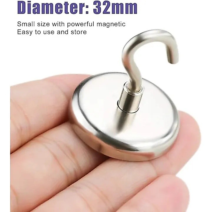 แม่เหล็กตะขอ Heavy Duty ตะขอแม่เหล็ก,Strong ตะขอแม่เหล็กสำหรับ Home,ห้องครัว,ที่ทำงาน แม่เหล็กแรงสูง Neodymium magnet แม