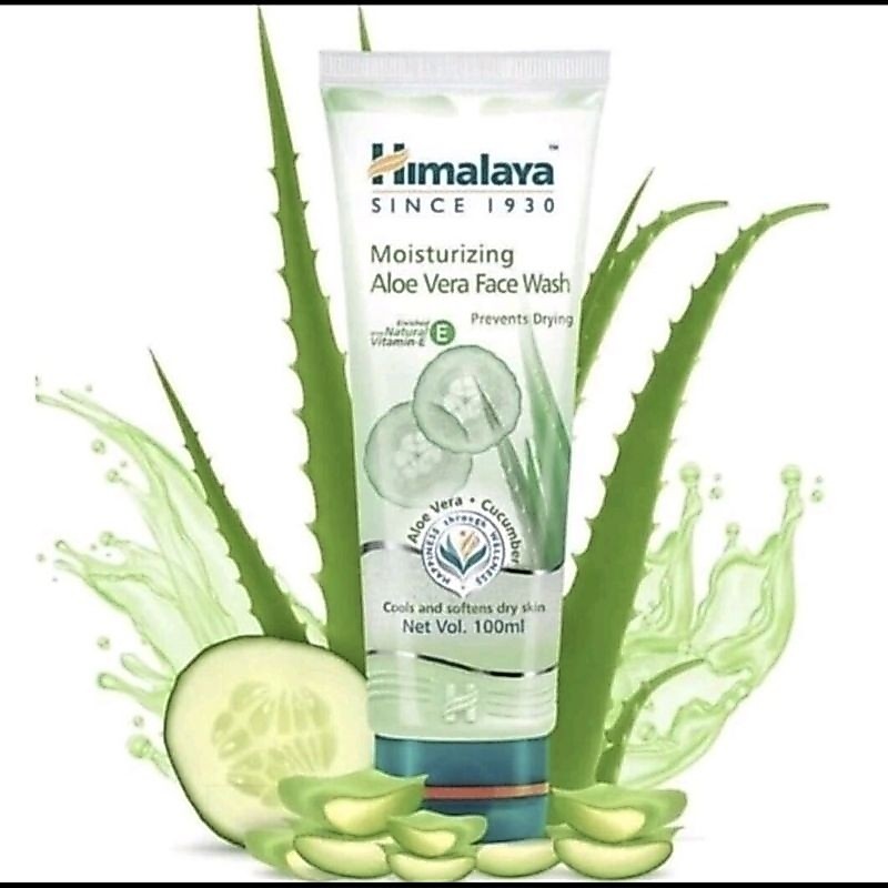 Himalaya Moisturizing Aloe Vera Face Wash 50 ml ล้างหน้าหว่านหางจระเข้