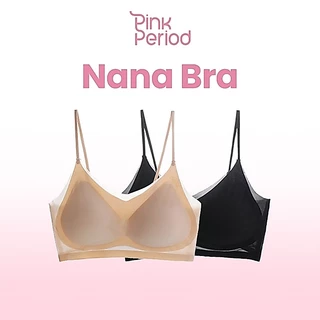 Pink Period เสื้อชั้นในผู้หญิง เจลลี่บรา สปอร์ต​บรา ฟองน้ำระบายอากาศ ใส่สบายๆ เนื้อผ้านิ่ม Bar-075