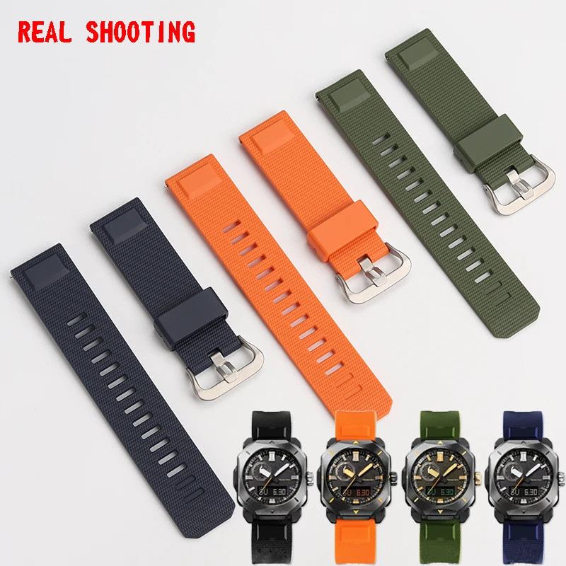 23mm Quick release สายนาฬิกาสําหรับ Casio PROTREK PRW-6900Y PRW-6800/3400/30/60/PRW-70/50Y กีฬาสายนา