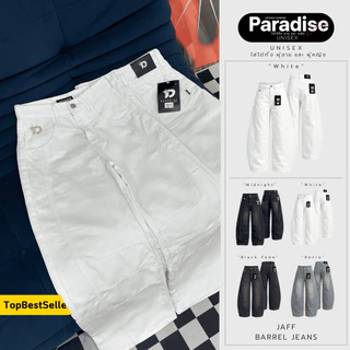 Paradise | Jaff Barrel Street - กางเกงบาเรล สไตล์สตรีท | ใส่ได้ หญิง - ชาย | Unisex | Women - Men | Jeans