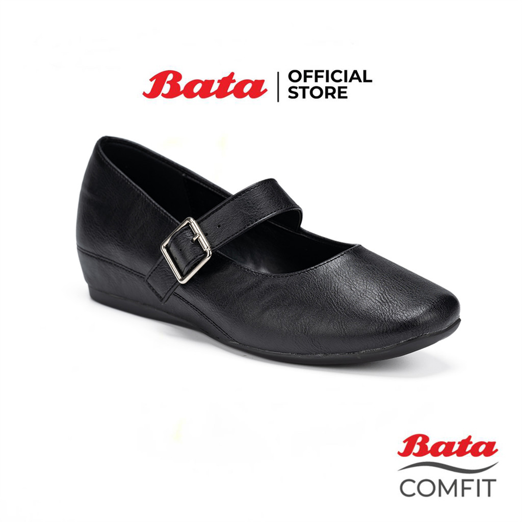 Bata บาจา รองเท้าคัทชู แบบสวม สูง 1.5 นิ้ว สำหรับผู้หญิง รุ่น CATLYN สีดำ 5316527 สีน้ำตาล 5314527