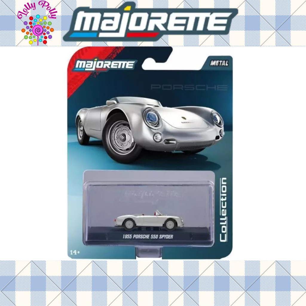 Majorette Collection 1955 Porsche 550 Spyder รถโมเดลDiecast
