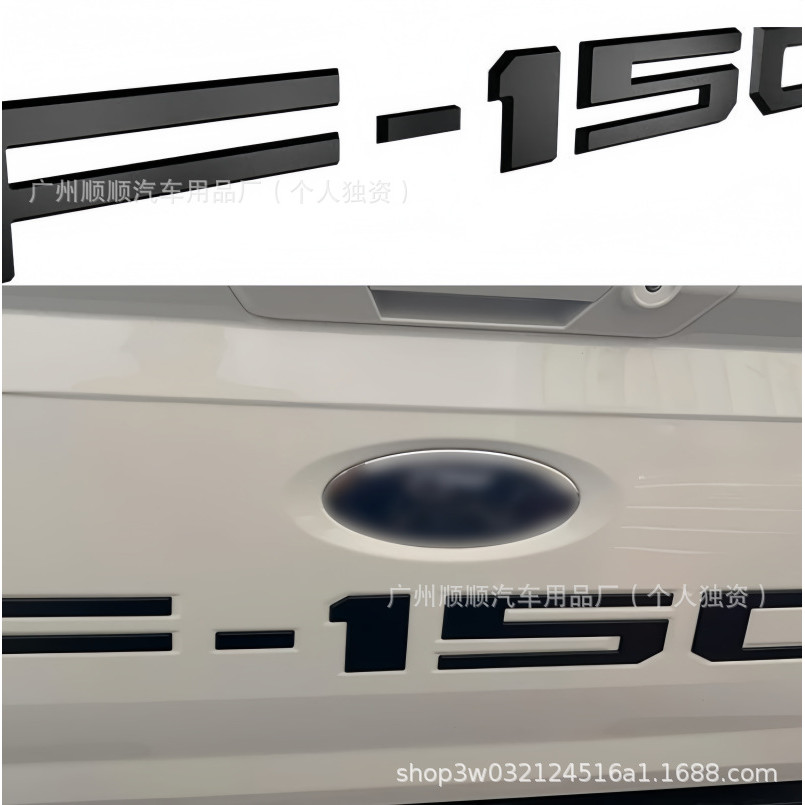 Raptor F-150 โลโก้รถ F150 ด้านหลัง Groove Tailgate ตกแต่งป้าย F150 โลโก้รถสติกเกอร์ 4.6
