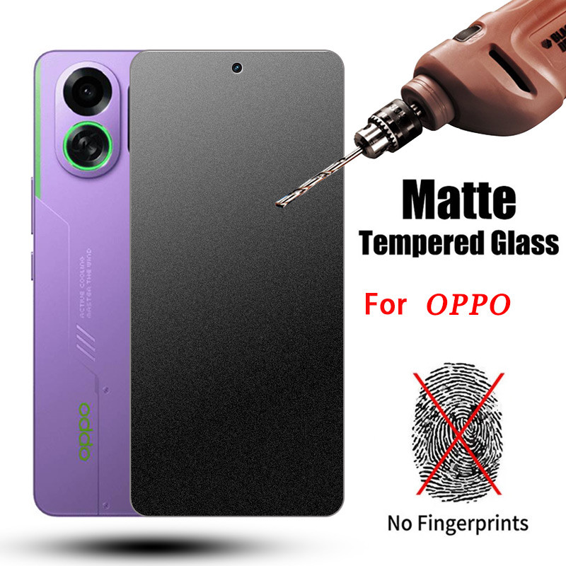 ฟิล์มกระจกด้าน ใช้สำหรับ ช่วยลดรอยนิ้วมือ OPPO K13 Turbo K13x K12 Plus K12x K11 K11x A5 A5x A3 A3x A2 A2x A1 A1x Pro 4G 5G 2025