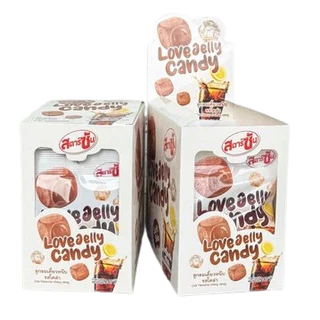 เลิฟ เจลลี่ แคนดี้ Love Jelly Candy ลูกอมเคี้ยวหนึบ กล่อง 12 ชิ้น