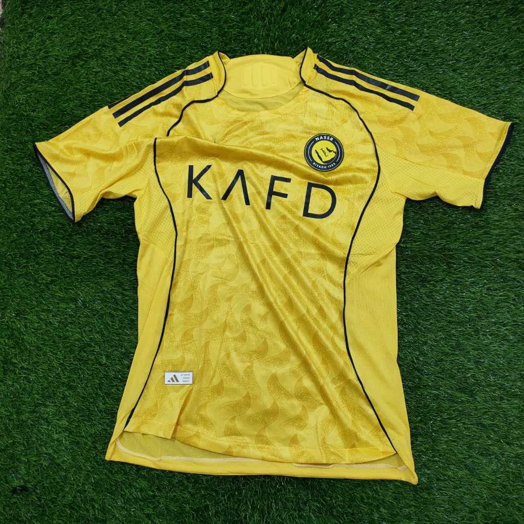 (PLAYER ISSUE) AL-NASSR HOME FOOTBALL JERSEY 2025/2026 PLAYER VERSION NEW
