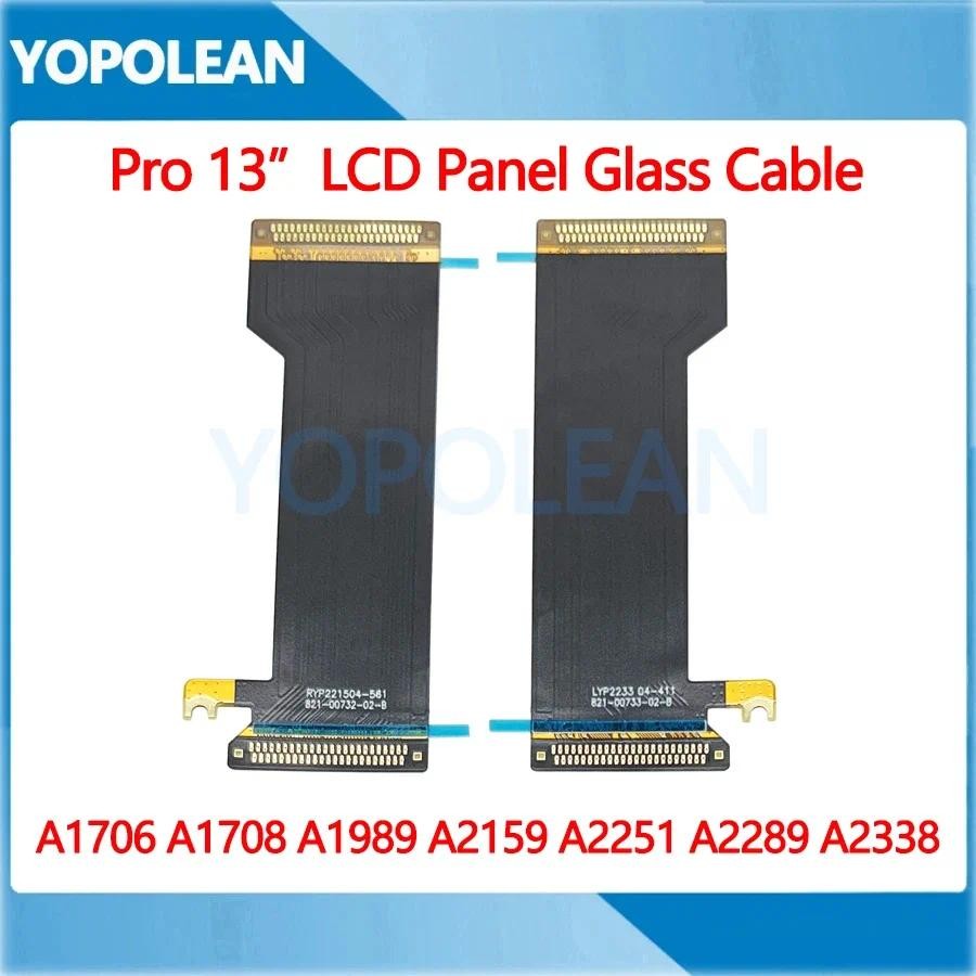 ใหม่แผงหน้าจอ LCD สําหรับ MacBook Pro 13 "Retina A1706 A1708 A1989 A2159 A2251 A2289 A2338 สาย LCD 2