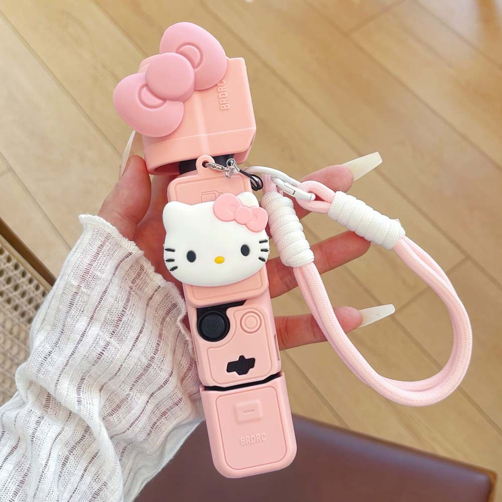 การ์ตูน hello kitty น่ารัก DJI Pocket 3 ฝาครอบป้องกันซิลิโคน