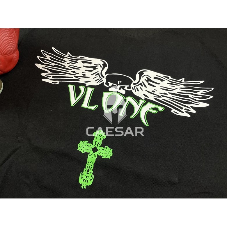 พร้อมส่ง VLONE Wing Pattern Big V Short Sleeve TEE