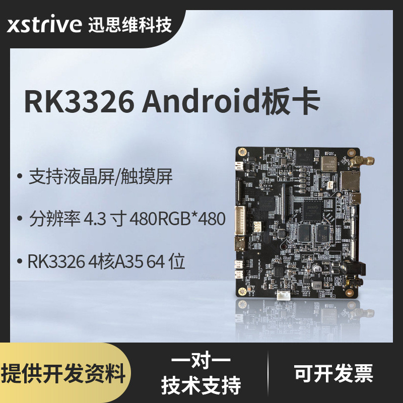Ruixin Micro RK3326 รองรับการ์ดบอร์ด RGB/LVDS/MIPI-DSI รองรับ H.264 VP8