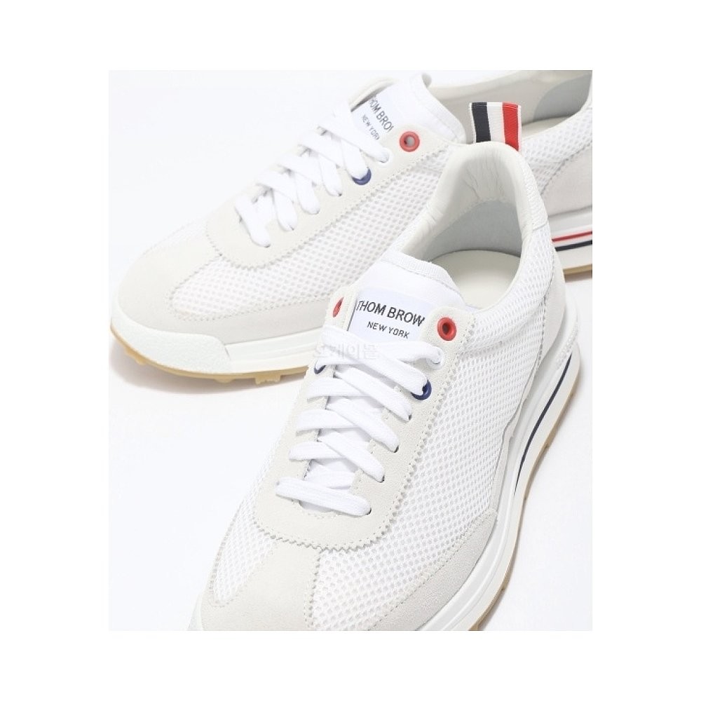 Korea Direct Mail Tom Browne Thom Browne รองเท้าลําลองแฟชั่น สีขาว MFD180A 03050 100