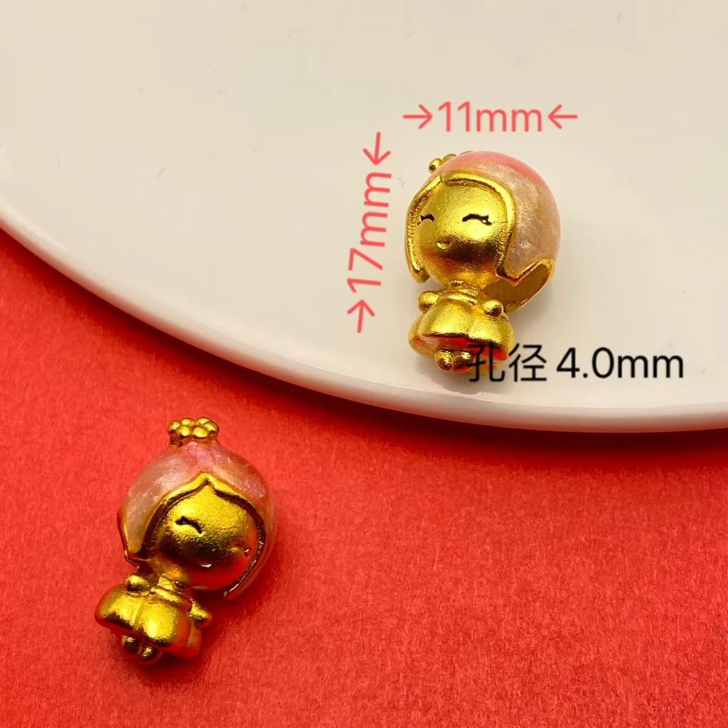 จี้ลูกปัดสไตล์โบราณ Gold คอลเล็กชัน Stitch Fox Puppy thumbnail 8