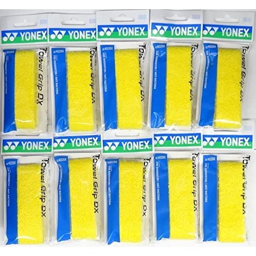 YONEX Towel Grip DX (1 piece) Yellow × 10 Set AC402DX-004-10SET