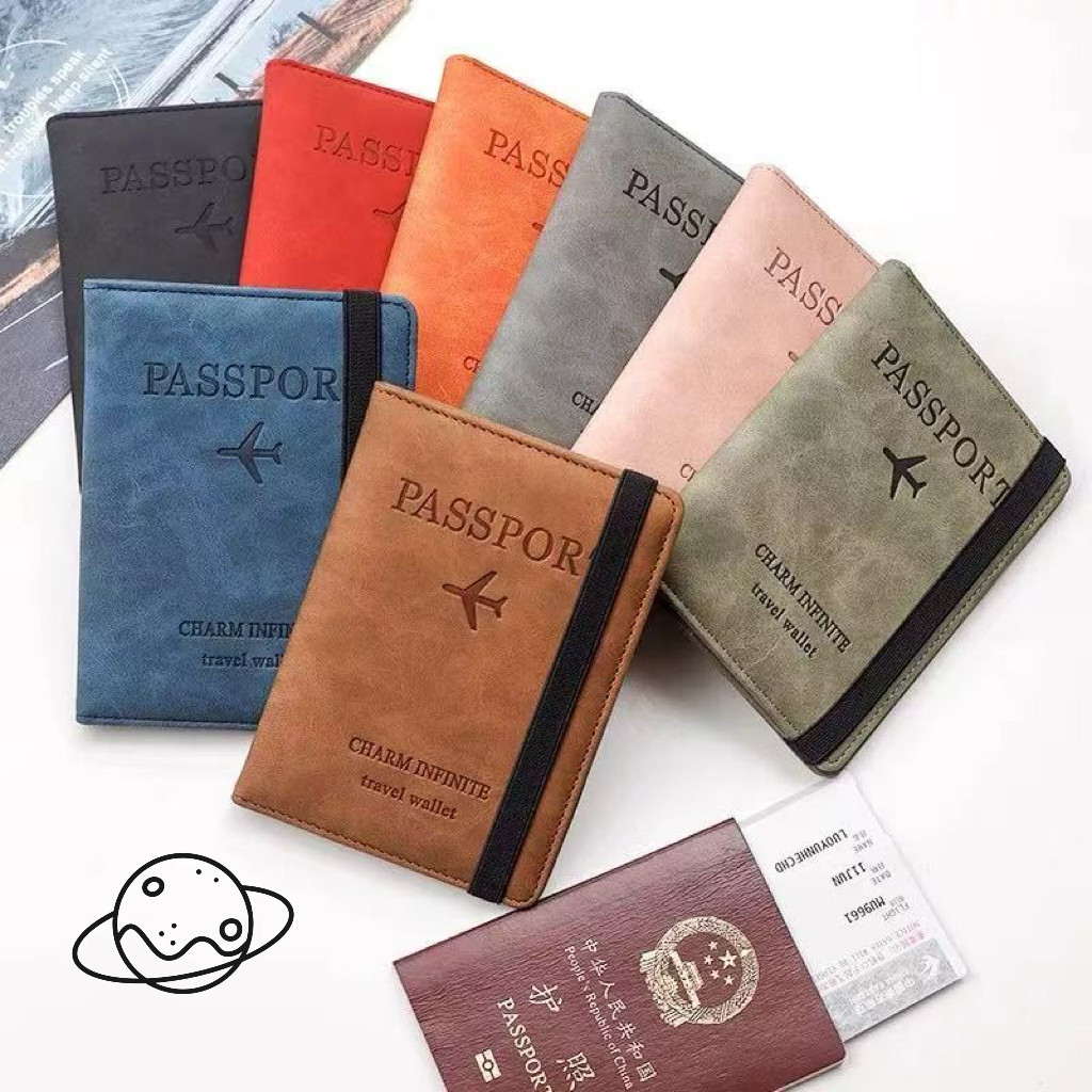 ปกพาสปอร์ต ซองใส่บัตร วัสดุหนังใส่หนังสือเดินทาง สำหรับเที่ยวต่างประเทศ มีช่องใส่บัตรต่าง Dreamhouse