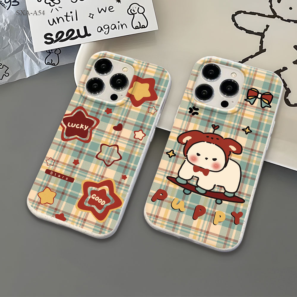 เคส For Samsung Galaxy A55 A54 A06 A53 A50S A05 A05S A12 A23 A24 A04S A03 A03S A14 A15 A20 A20S A11 A50 A51 4G 5G XMK