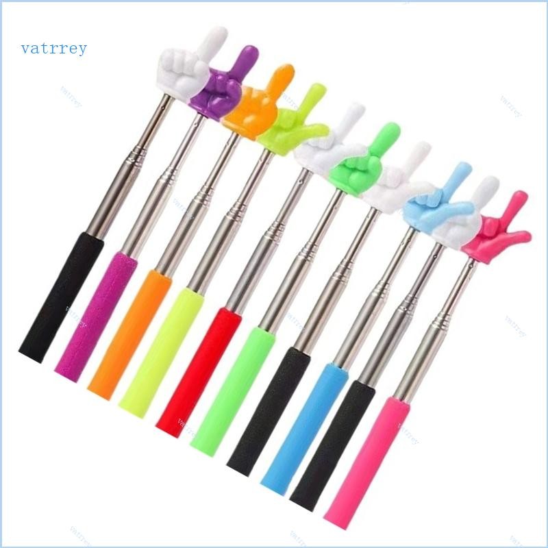 VA Telescoping Pointer Stick Hand Pointer ขยาย Presentation Pointer Finger