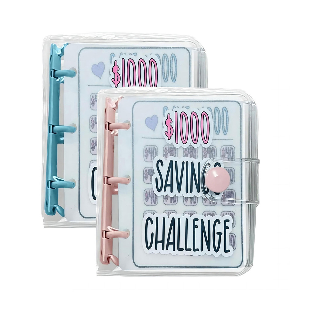 Saving Binderl 1,000 Dollars Money Saving Challenge Book Mini Money Saving Binder 8.28 N