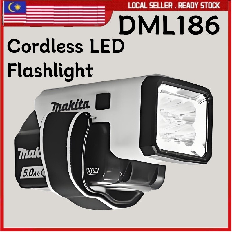MAKITA MtPro DML186 DEBDML186 CORDLESS LED FLASHLIGHT 18V ไฟหน้ากลางแจ้งไฟหน้า Lumens 6 Beam