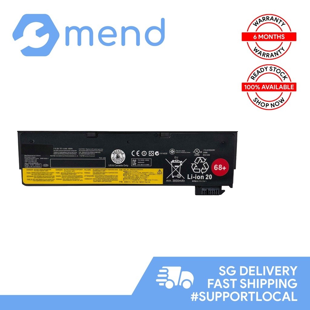 Lenovo ThinkPad Battery X240 X250 X260 X270 L450 L460 L470 T440 T450 T560 Battery รุ่น: 45N1128