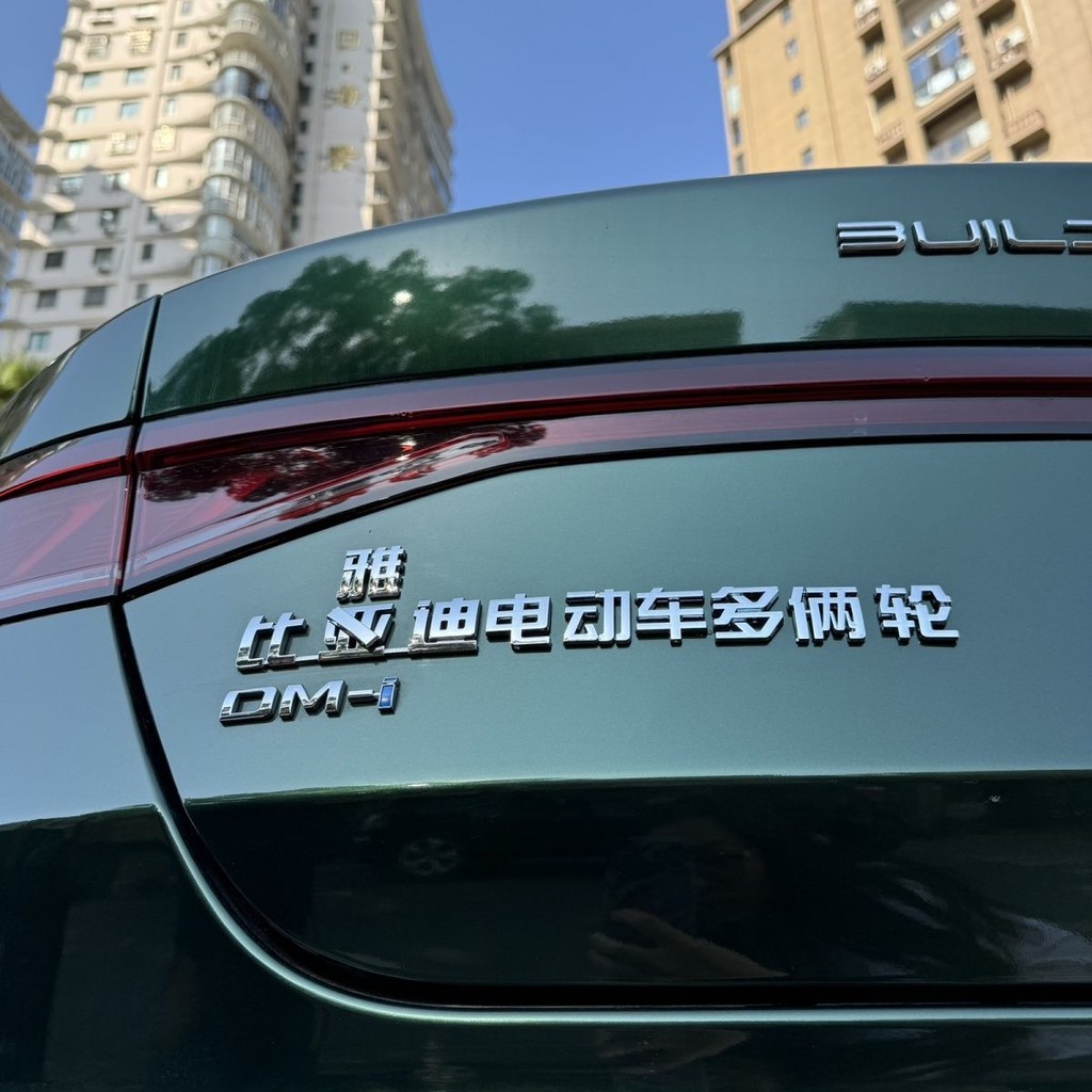 比亚迪电动车多俩轮3D立体原车材质搞笑车贴BYD electric car multi-wheel 3D stereo original car20250906