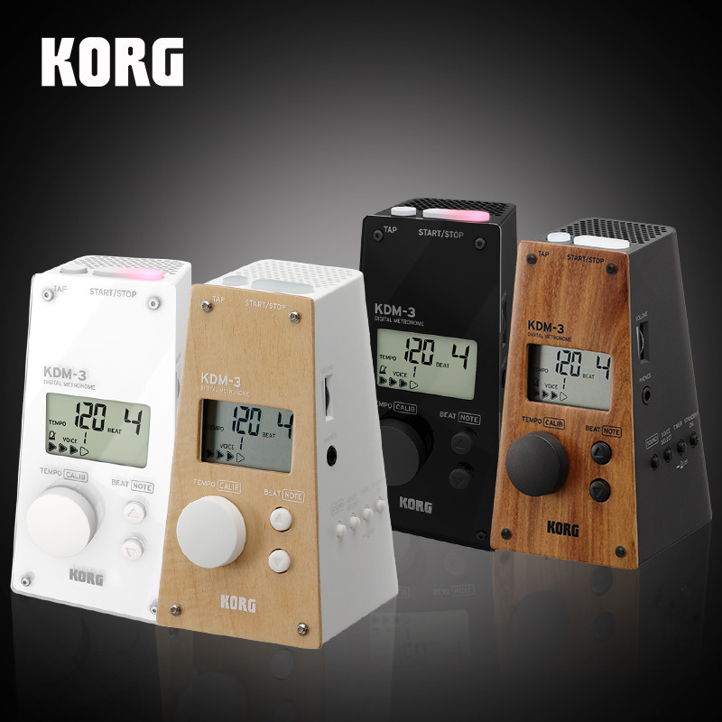 KORG KDM-3 อิเล็กทรอนิกส์ Metronome ไวโอลินกีตาร์ Guzheng เครื่องดนตรี Universal Patting Rhythm เปีย